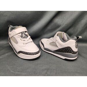 Nike Jordan Spizike Low (PS) Sneakers White Grey Boys Size 11c NEW IN BOX!